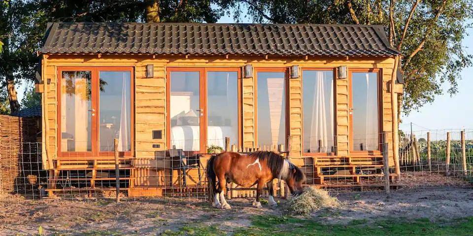Maison de campagne pour 2 personnes, avec terrasse ainsi que vue et jardin à Torhout