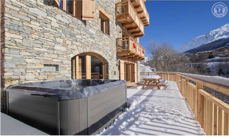 Gîte pour 12 personnes, avec sauna et jacuzzi à Lanslebourg-Mont-Cenis - 4