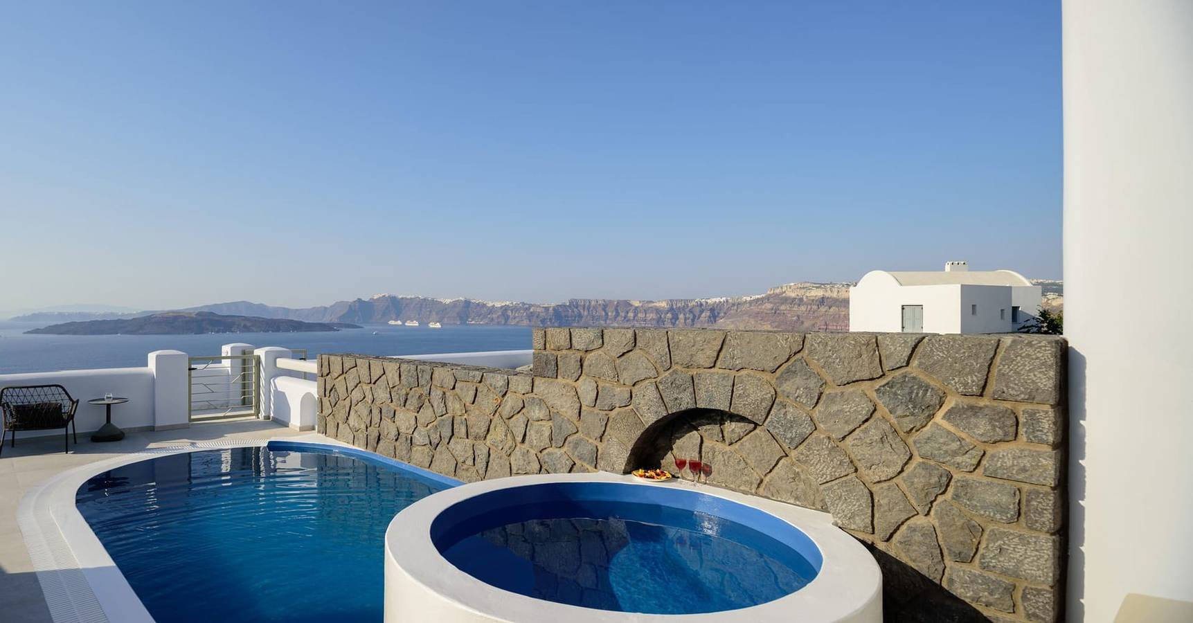 Villa für 5 Personen mit Balkon in Akrotiri, Santorin
