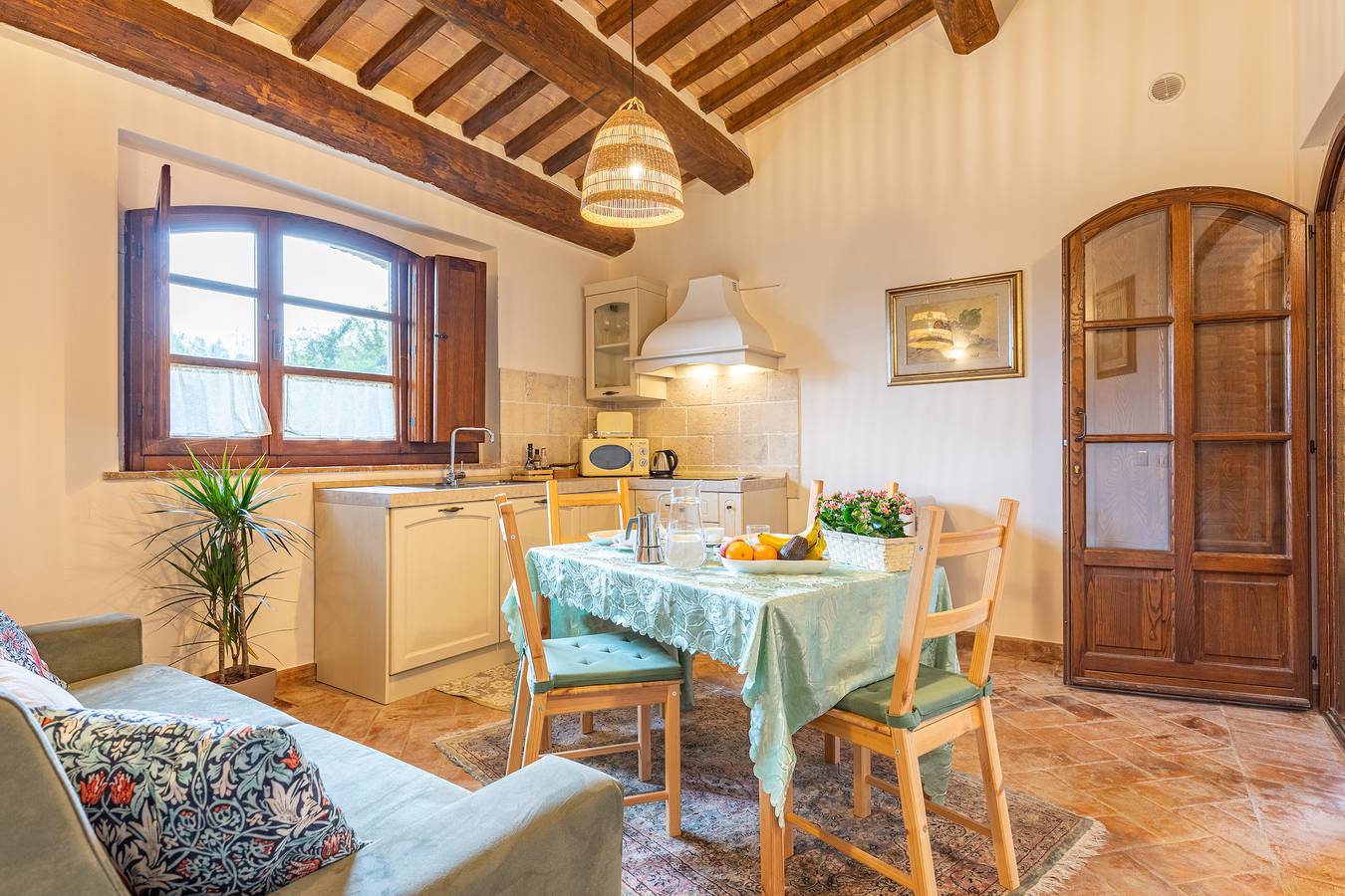 Appartamento intero, Appartamento 'Tuber' con piscina condivisa, Wi-Fi e aria condizionata in San Giovanni d'Asso, Montalcino