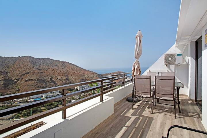 Vakantiewoning voor 3 personen, met Balkon in Puerto Rico (Gran Canaria)