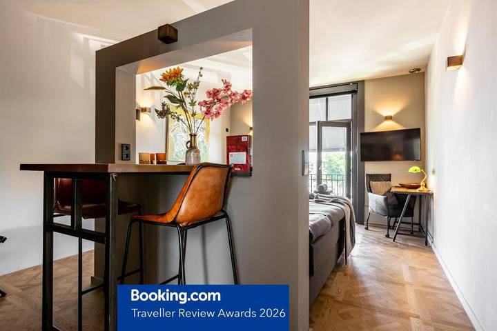 Gîte pour 2 personnes, avec balcon et sauna à Gouda