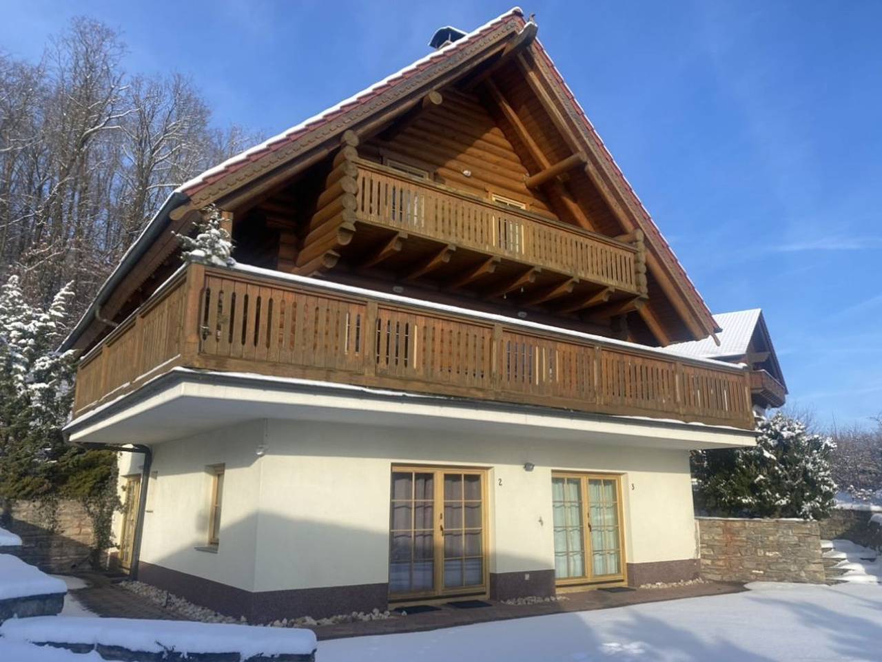 Blockhaus - Doppelzimmer (Appartement 3) in Sangerhausen, Harzvorland