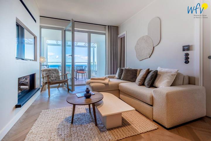 Geheel appartement, Ferienwohnung Meerblick im Hotelkomplex The Shoreline im Ostseebad Sellin in der ersten Reihe am Strand in Strand Sellin, Sellin