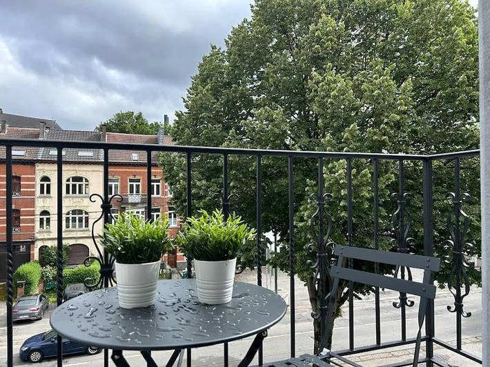 Ferienwohnung für 4 Personen, mit Balkon und Ausblick in Spa
