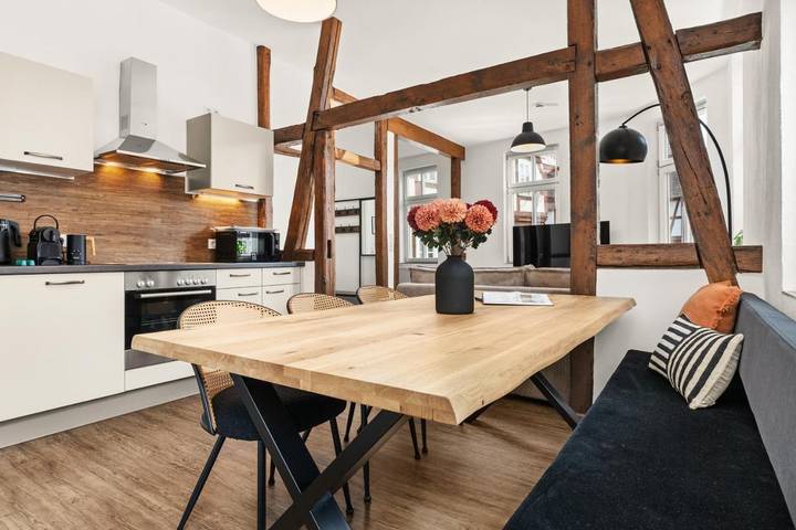 Ferienhaus für 11 Personen, mit Balkon und Ausblick in Rotenburg an der Fulda