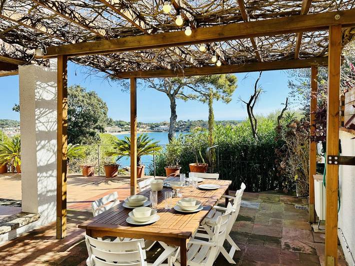 Casa rural para 8 personas, con Vistas al mar y Terraza además de Jardín y Piscina en Sant Feliu de Guíxols