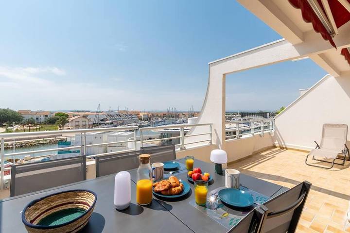 Gîte pour 4 personnes, avec terrasse et vue dans Plage de Carnon - 3