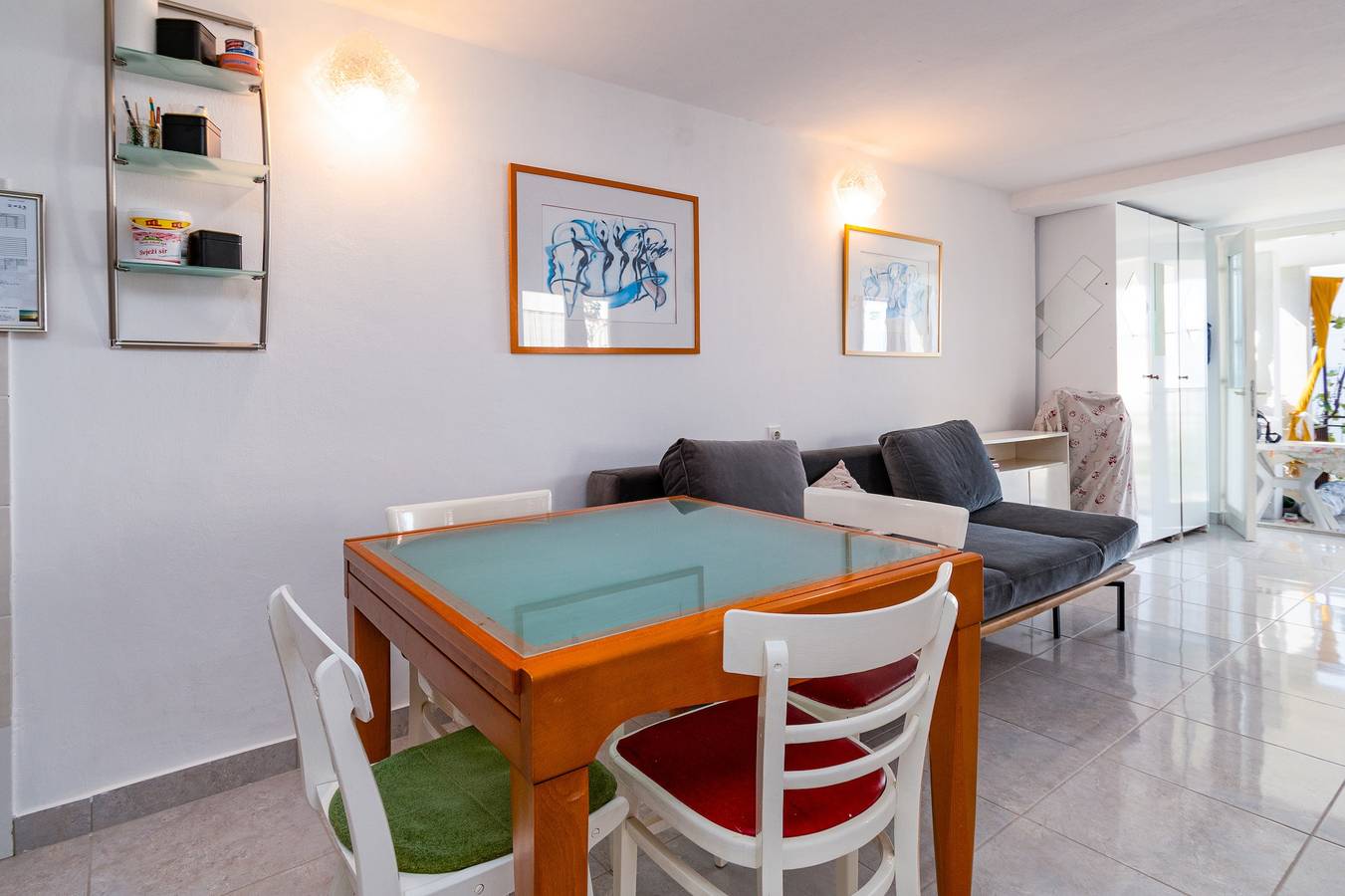 Cały apartament, Apartamenty typu studio z tarasem i widokiem na morze Klenovica, Novi Vinodolski As-5530-a in Klenovica, Żupania primorsko-gorska