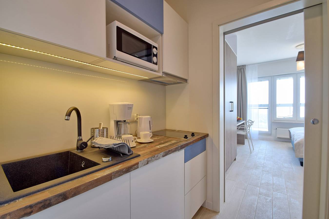 Hel lägenhet, Aquamarina Onyx 164 Seaview | Contemporary Studio in Międzyzdroje, Międzyzdroje (Kommun)