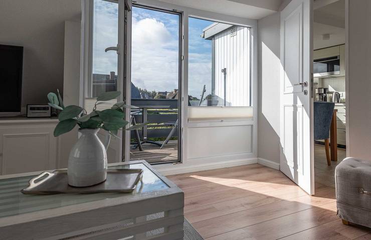 Ganze Wohnung, Moderne, strandnahe 3-Zimmer-Ferienwohnung mit ca. 65 m², für bis zu 3 Personen in Nordfriesische Inseln (Schleswig-Holstein) (Schleswig-Holstein), Wenningstedt