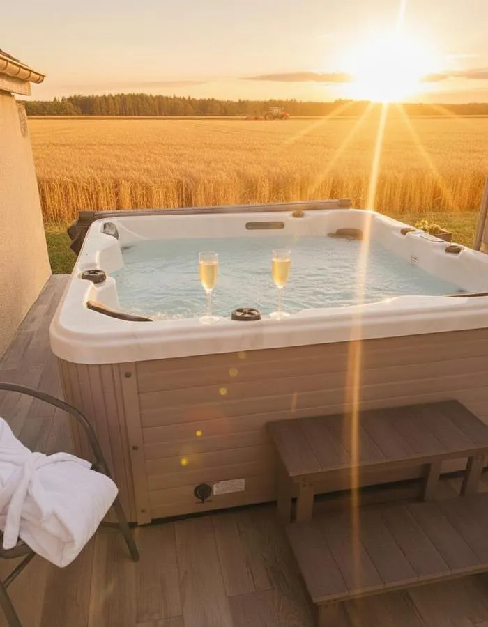 Chambre d’hôte pour 3 personnes, avec jacuzzi et jardin, animaux acceptés - 1