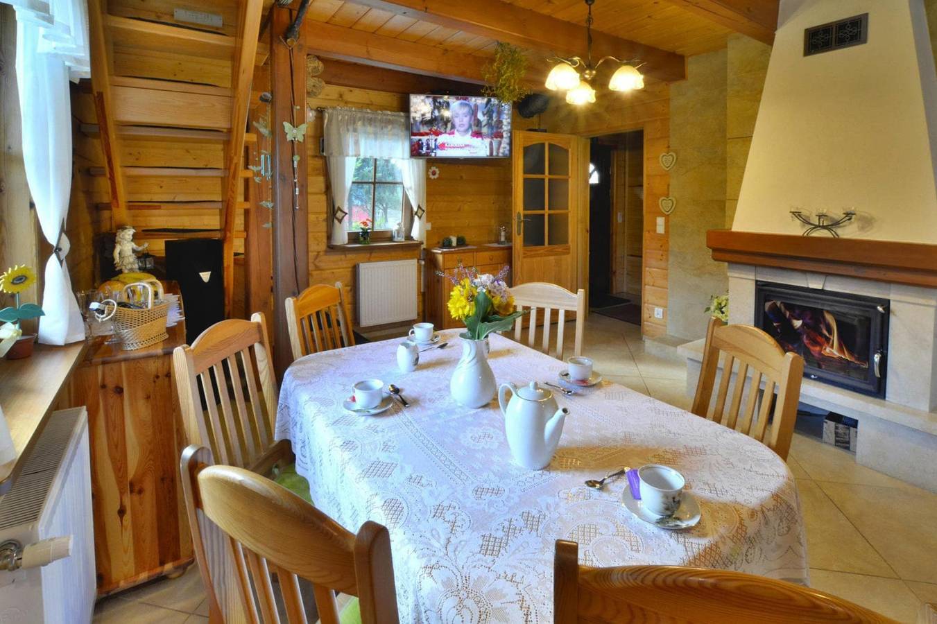 Ferienhaus am See, privater Garten, Oswino in Polnische Ostsee