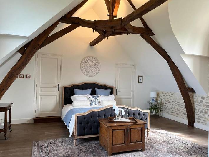 Location de vacances pour 2 personnes, avec vue et jardin, animaux acceptés à Lureuil - 3