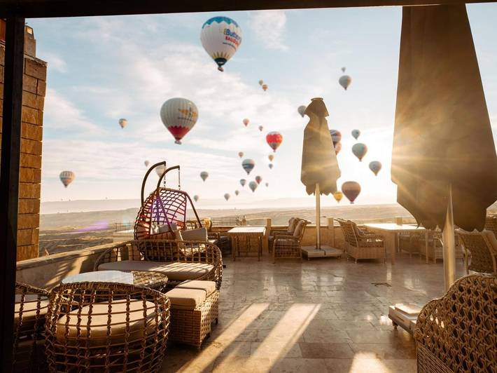 Hôtel pour 2 personnes, avec jardin et jacuzzi dans Uçhisar