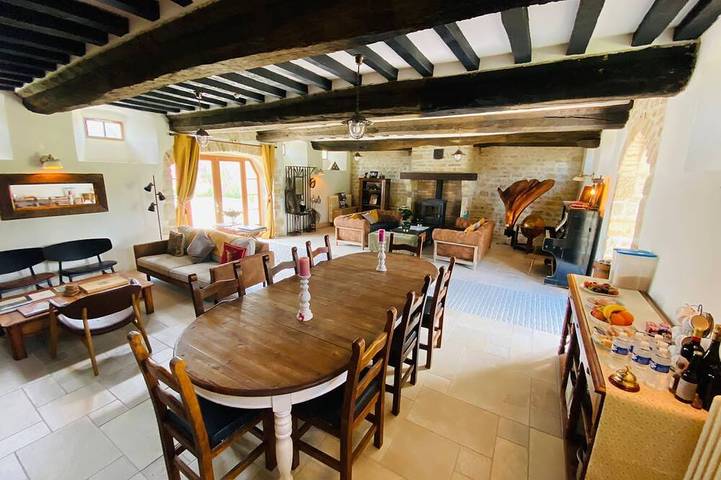 Chambre d’hôte pour 10 personnes, avec Jardin à Sainte-Mère-Église