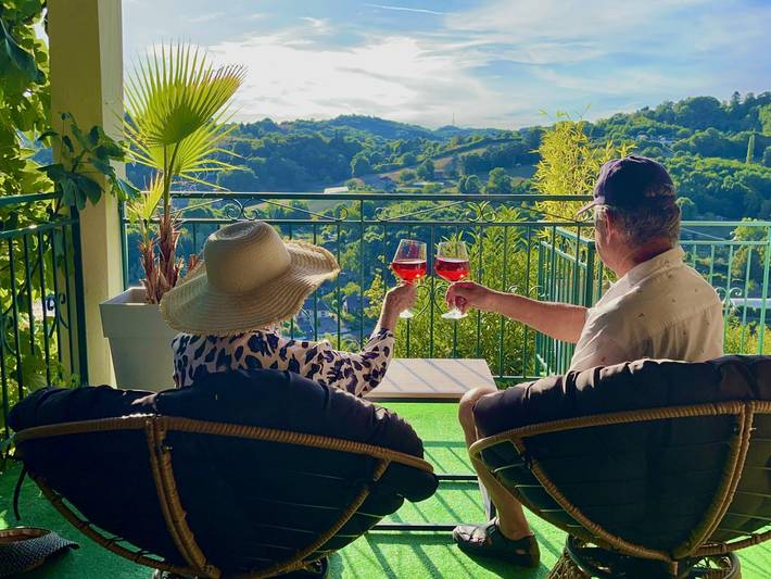 Appartement de vacances pour 4 personnes, avec balcon et jardin en Corrèze - 2