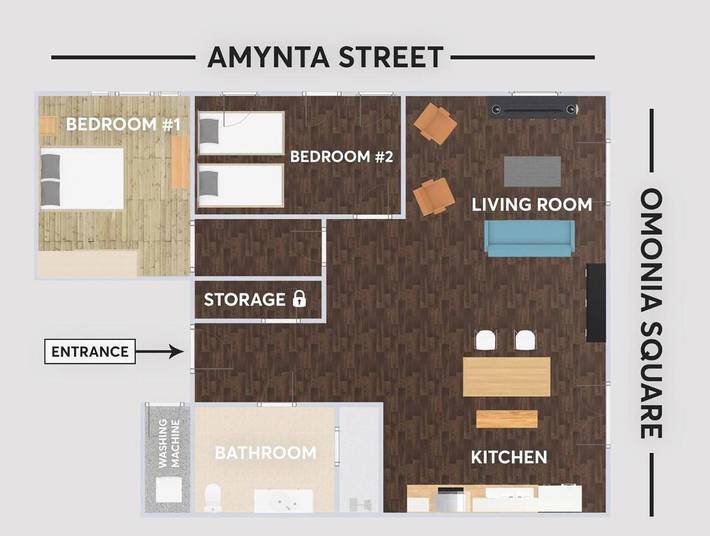 Ferienwohnung für 4 Personen, mit Ausblick und Terrasse, mit Haustier in Kavala Gemeinde - 2