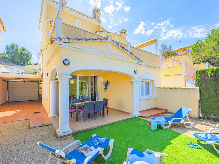 Bungalow para 6 personas, con jardín y piscina en Calpe