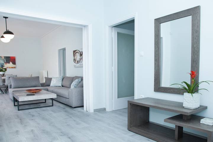 Ferienwohnung für 7 Personen, mit Garten und Balkon