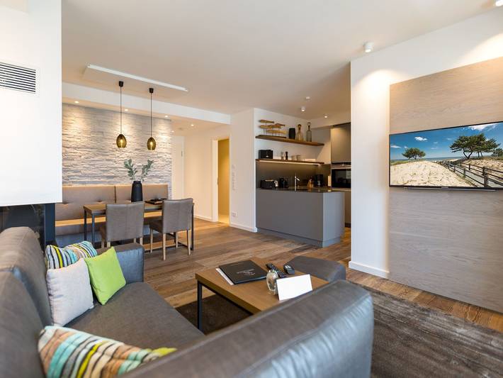 Ferienwohnung für 2 Personen, mit Balkon und Sauna in Bansin