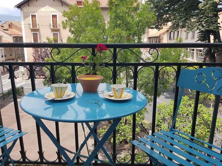 Gîte pour 6 personnes, avec balcon dans Office De Tourisme De Vernet Les Bains
