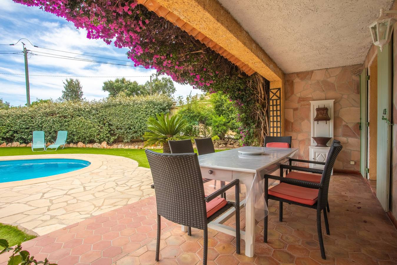 Maison de vacances « La Belle Provence » avec vue mer, Wi-Fi et climatisation in Roquebrune-sur-Argens, Côte méditerranéenne (France)