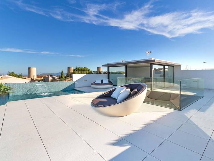 Villa für 8 Personen, mit Whirlpool und Terrasse sowie Garten auf Mallorca Inselmitte