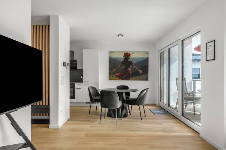 Ganze Wohnung, Neue Wellness Wohnung mit Sauna, privater Terrasse, Balkon und Wlan in Königsfeld im Schwarzwald, Mittlerer Schwarzwald