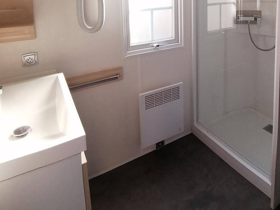 Camping le Moulin du Pont d'Alies - Mobilheim 2 personen - O'Hara 18 m² in Saint-Martin-Lys, Regionaler Naturpark Corbières-Fenouillèdes