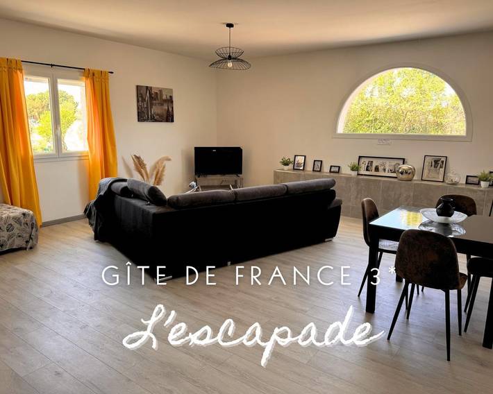 Gîte pour 4 personnes, avec jardin à Nézignan-l'Évêque