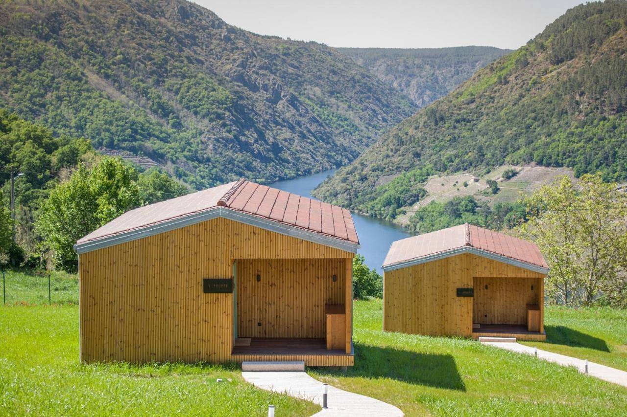 Cabañas Ribeira Sacra in Parada de Sil, Reserva da Biosfera Ribeira Sacra e Serras do Oribio e Courel