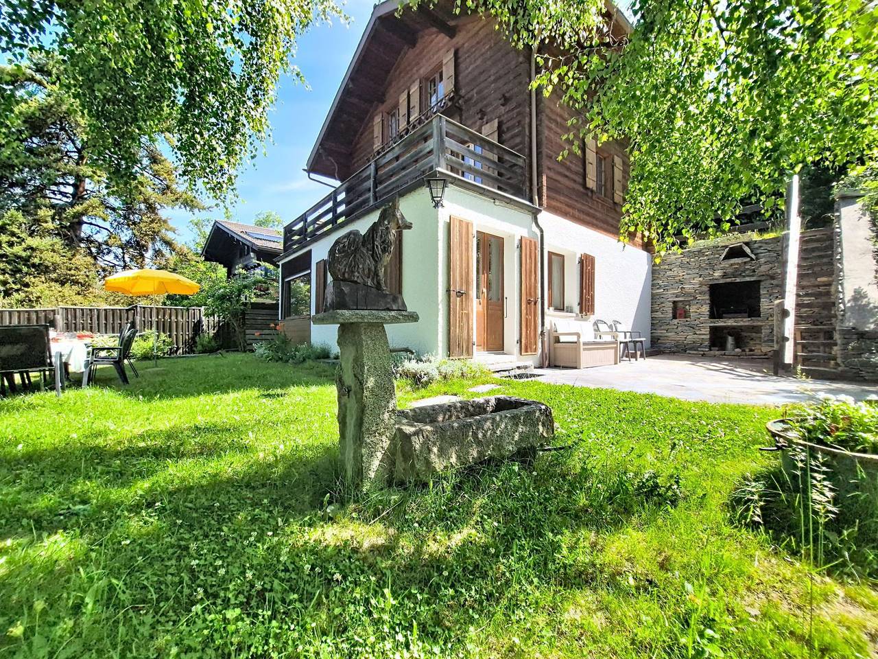Chalet Le Rhônasson in Chalais (Schweiz), Walliser Alpen