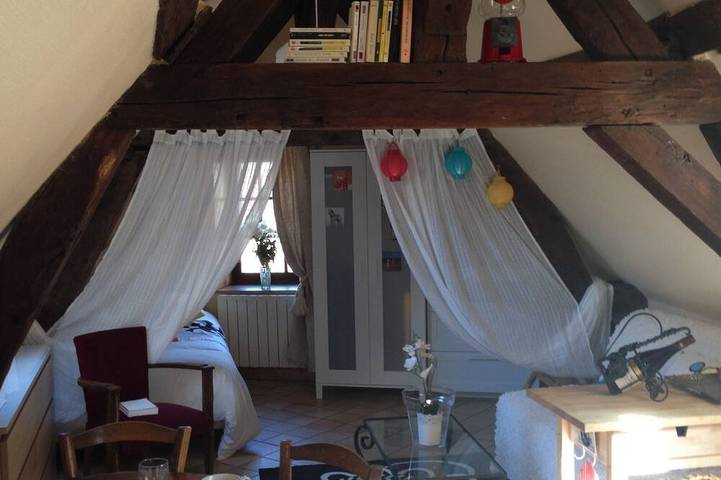 Appartement de vacances pour 4 personnes, avec jardin