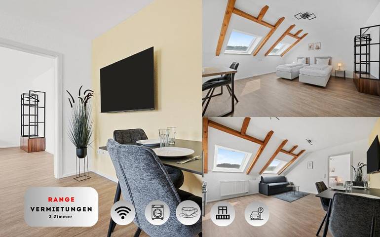 Apartament wakacyjny dla 4 osób, z widok, Dla rodziny w Powiat Rems-Murr