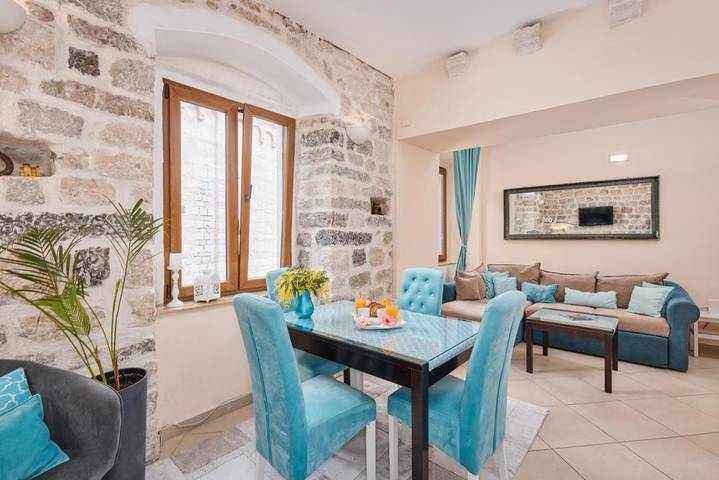 Apartament wakacyjny dla 4 osób, z widok w Kotor