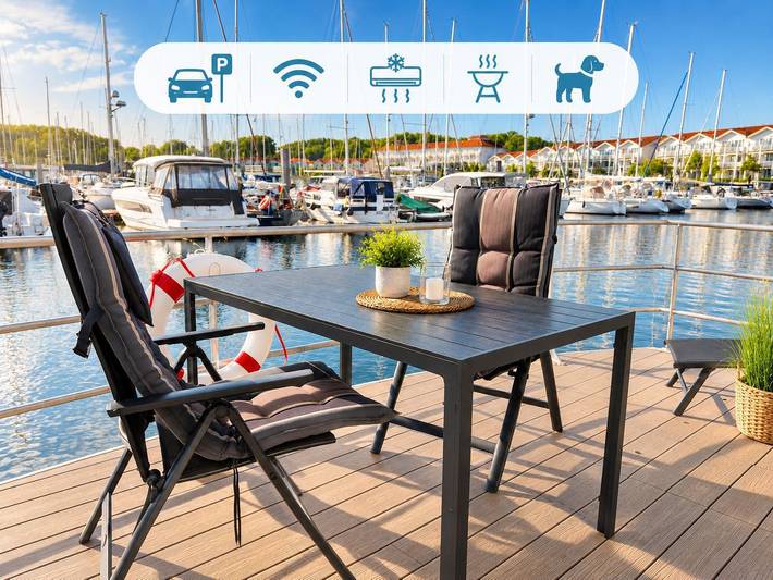 Ferienhaus für 4 Personen, mit Terrasse und Seeblick in Zehdenick