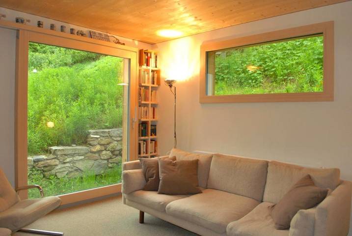 Ferienwohnung für 4 Personen, mit Balkon und Terrasse sowie Garten und Seeblick