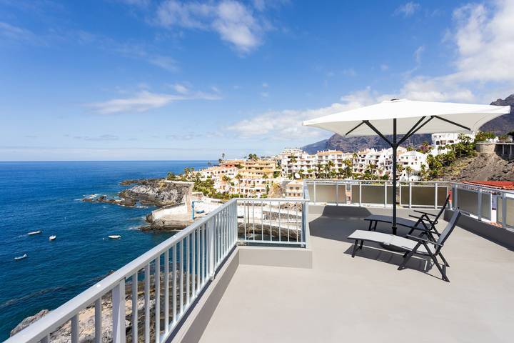 Appartamento per 2 persone, con terrazza in Puerto de Santiago