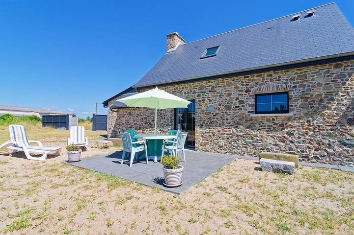 Maison de vacances pour 4 personnes, avec jardin à Pirou