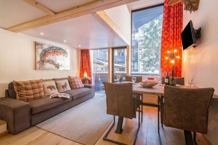 Ganze Wohnung, Grand Roc B22 260m from Slopes, View, Parking & WiFi in Argentière, Chamonix