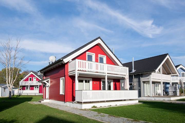 Ferienhaus für 6 Personen, mit Terrasse und Sauna sowie Garten in Süssau