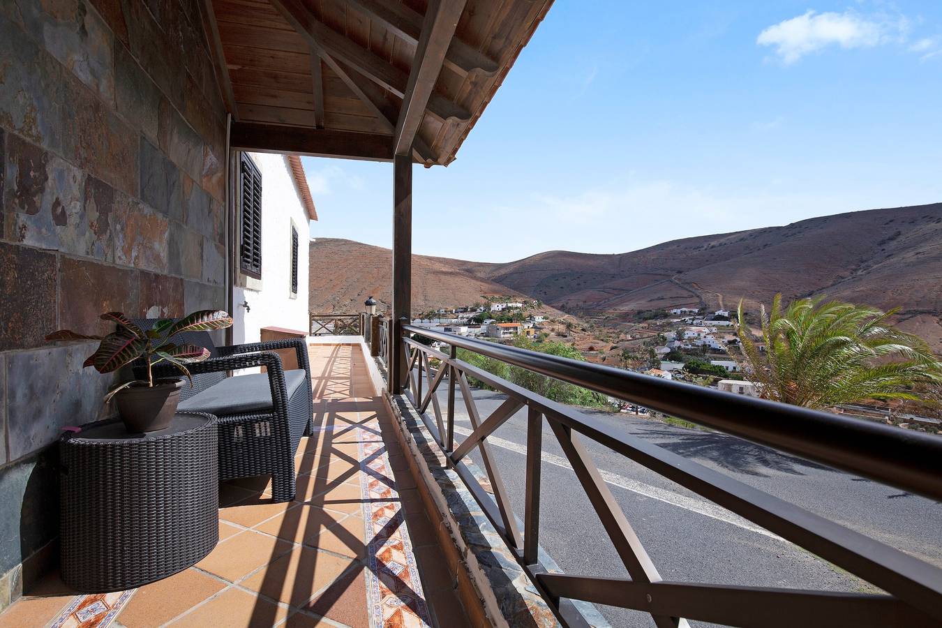 Casa de férias "Villa Antonia" com piscina, Wi-Fi, terraços e jardim in Betancuria, Fuerteventura