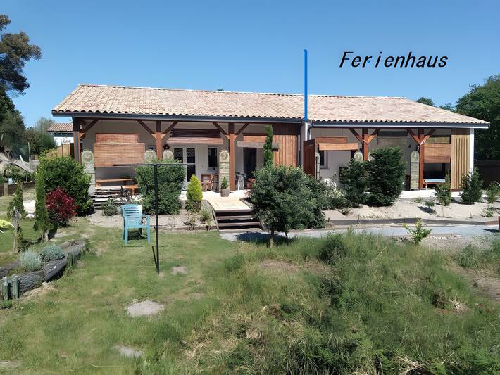 Location de vacances pour 3 personnes, avec jardin à Vielle-Saint-Girons