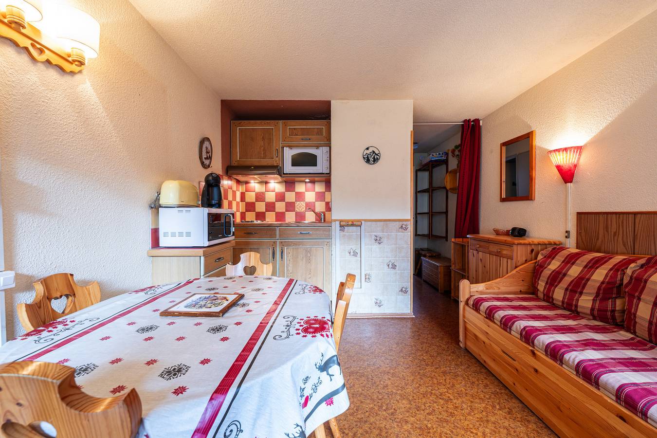 Appartement entier, Appartement 'Au Pied Des Pistes' avec balcon in Saint-Martin-de-Belleville, Les Trois Vallées