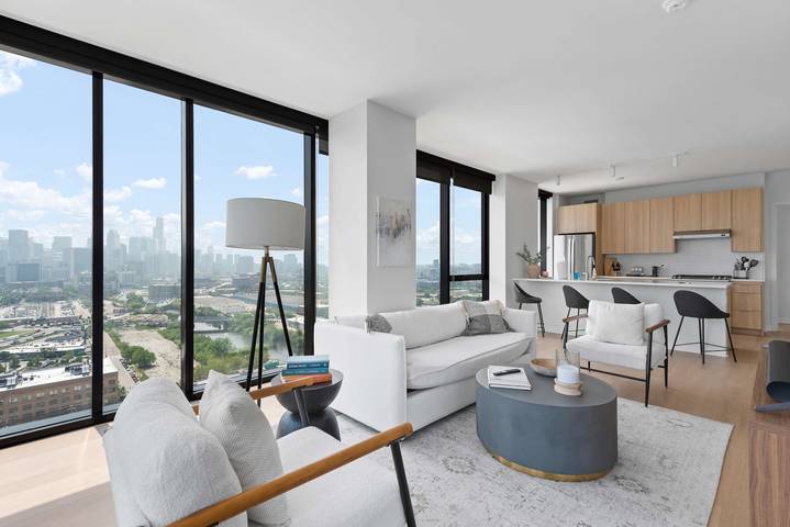 Vacation rental for 4 people, with garden and lake view as well as pool and terrace in Chicago