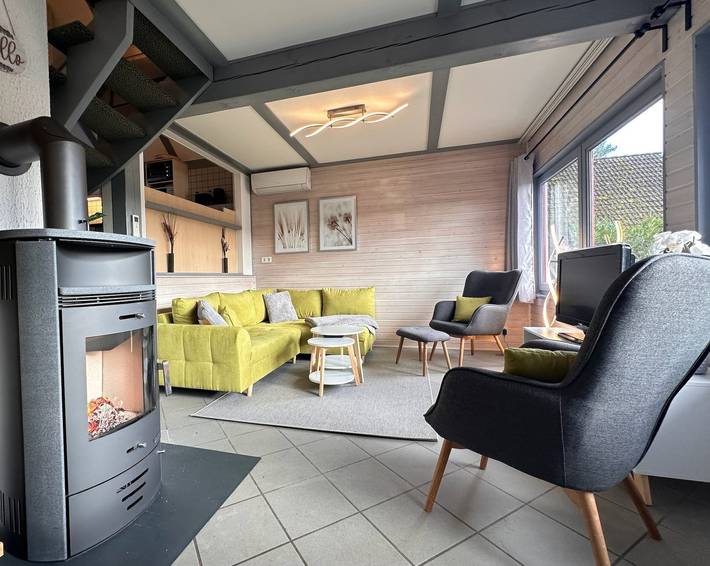 Ferienhaus für 6 Personen, mit Garten und Sauna sowie Seeblick und Ausblick in Hessen - 4