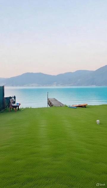 Ferienhaus für 8 Personen, mit Seeblick und Garten sowie Ausblick am Attersee