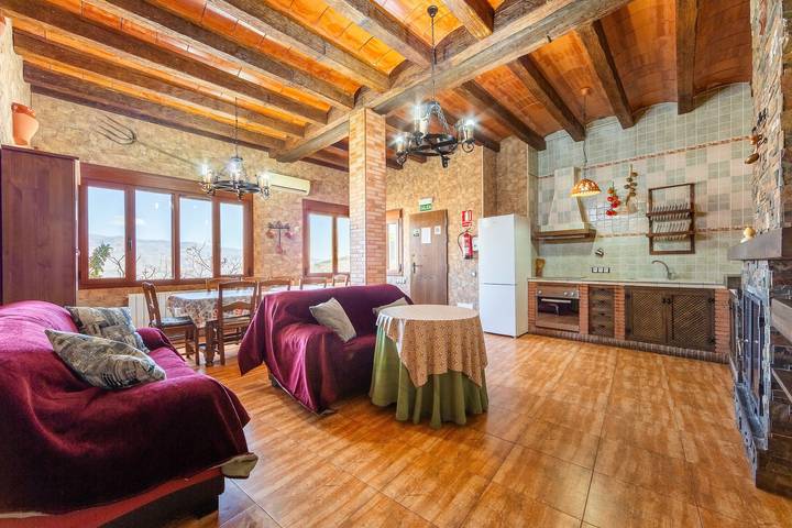 ''Casa Rural La Jirola - El Mirador'' with Mountain View, Wi-Fi and Air Conditioning in Abrucena, Cordillera Penibética