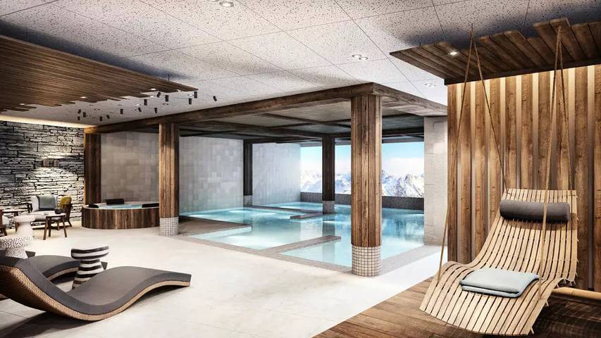 Gîte pour 6 personnes, avec sauna dans Plagne Montalbert - 3